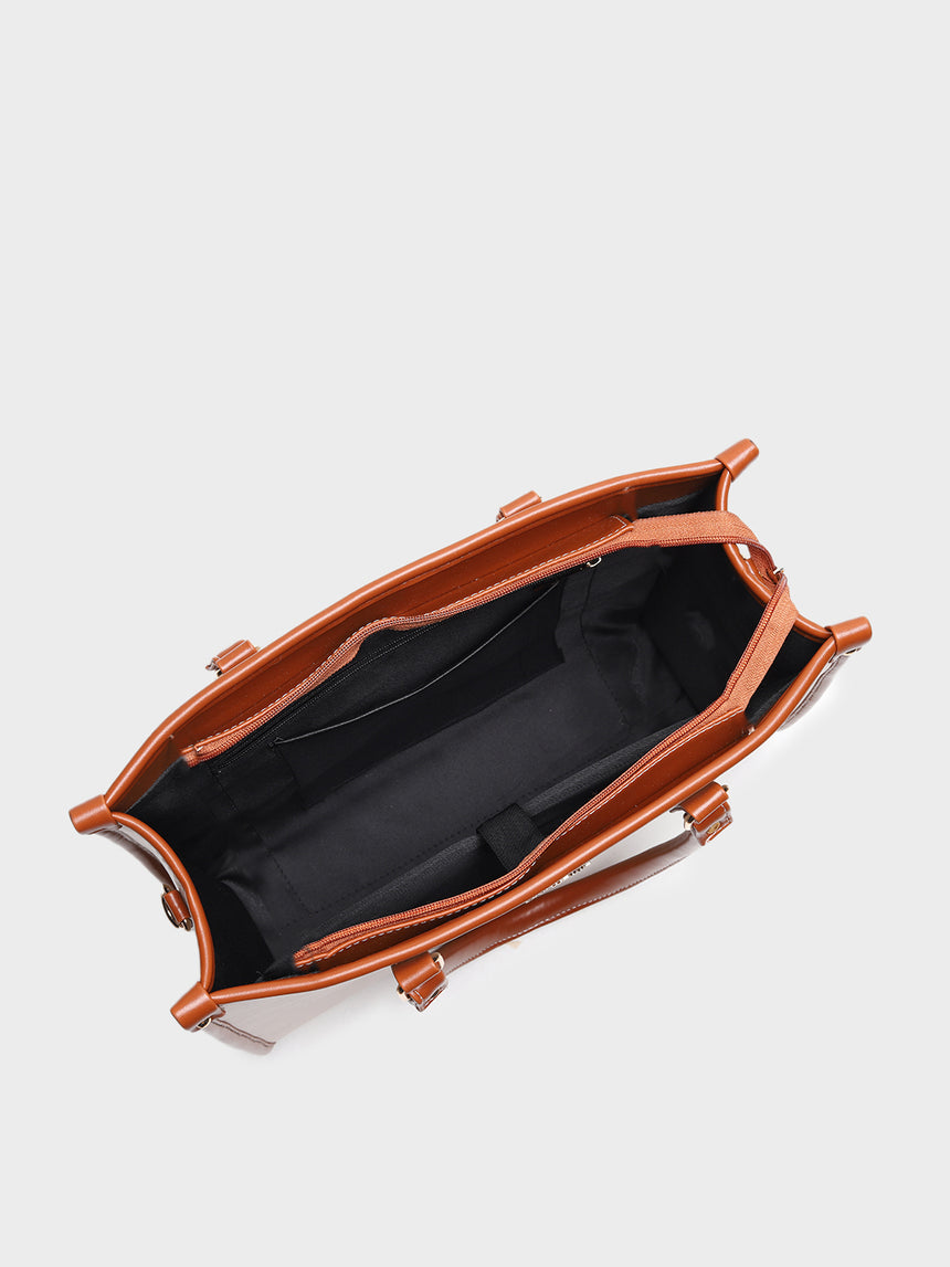 Beige Hannah Classic Tote Bag