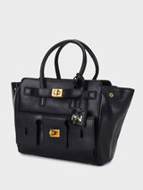 Black Hazel Handbag