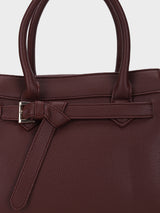 THEA MAROON HANDBAG