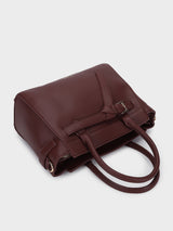 THEA MAROON HANDBAG
