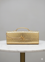 Elena Gold Clutch
