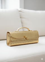 Elena Gold Clutch