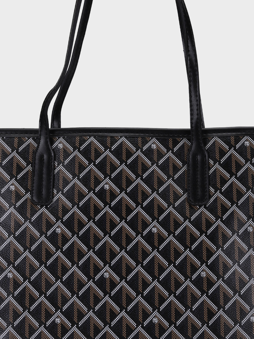 Black Yara Tote Bag