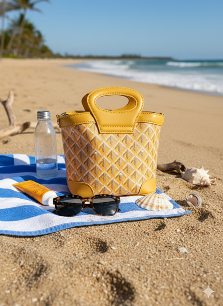 Liam Yellow Bucket Bags
