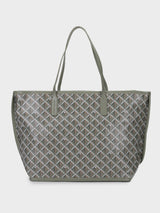 Grey Yara Tote Bag