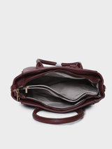 THEA MAROON HANDBAG
