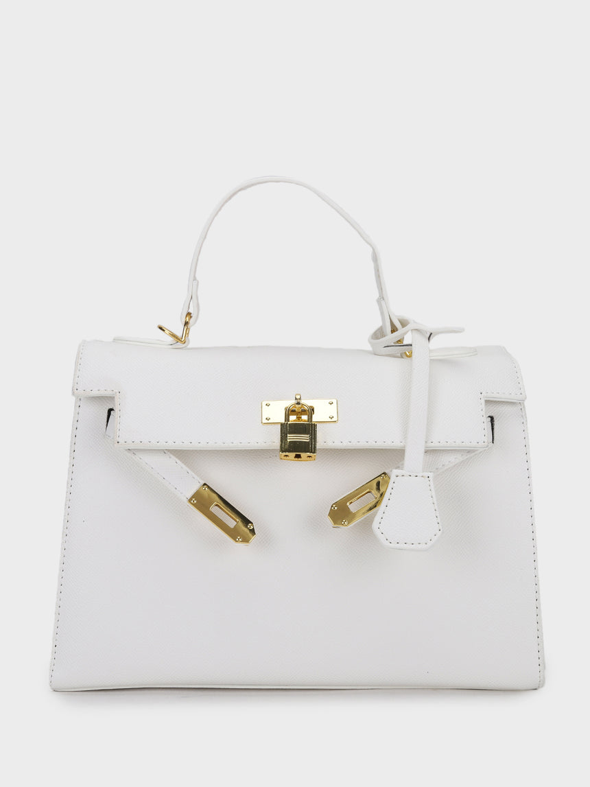 Sharon White Birk Handbag