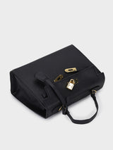 Sharon Black Birk Handbag