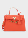 Sharon Orange Birk Handbag