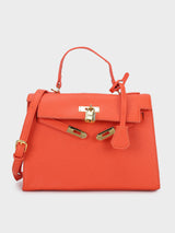 Sharon Orange Birk Handbag