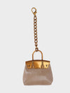 Kelly Beige Bag Charm