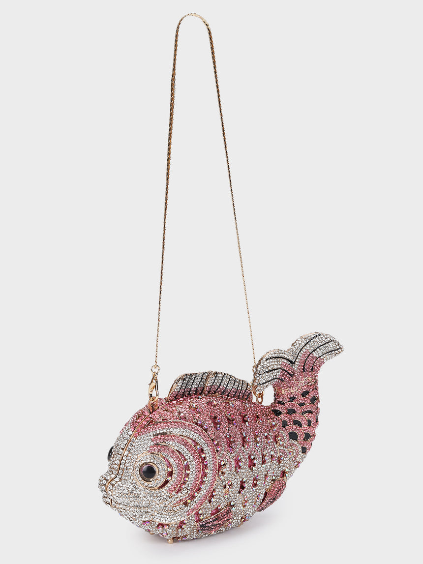 Fish Multicoloured Clutch