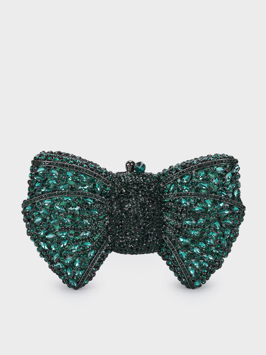 Bow Multicoloured Clutch