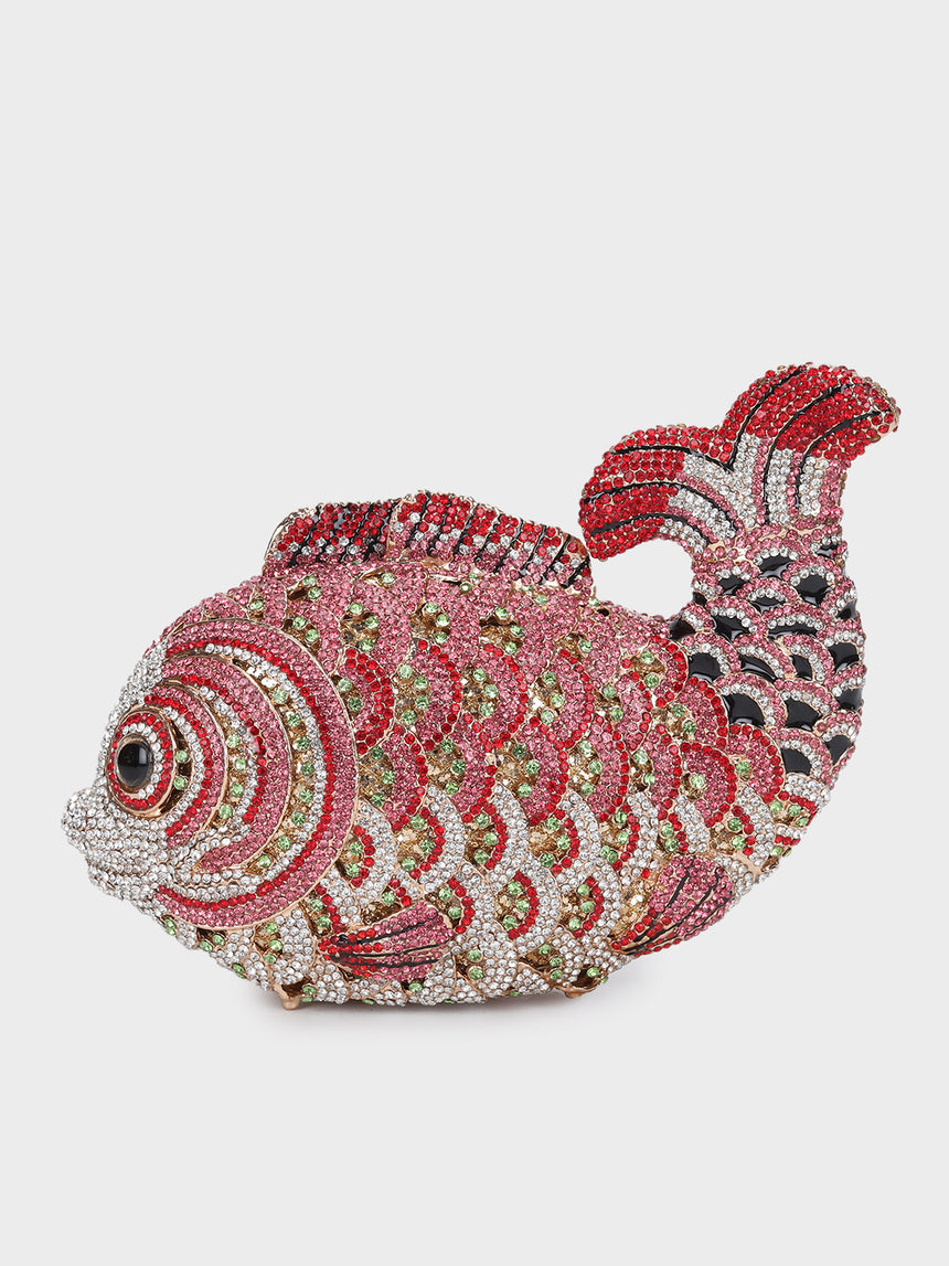 Fish Multicoloured Clutch