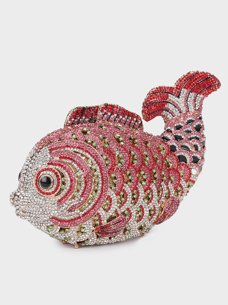 Fish Multicoloured Clutch