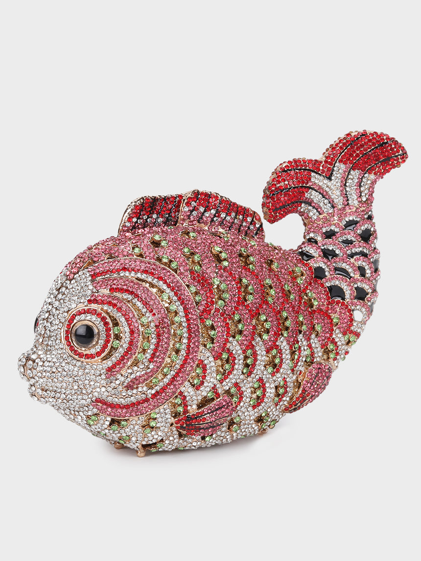 Fish Multicoloured Clutch