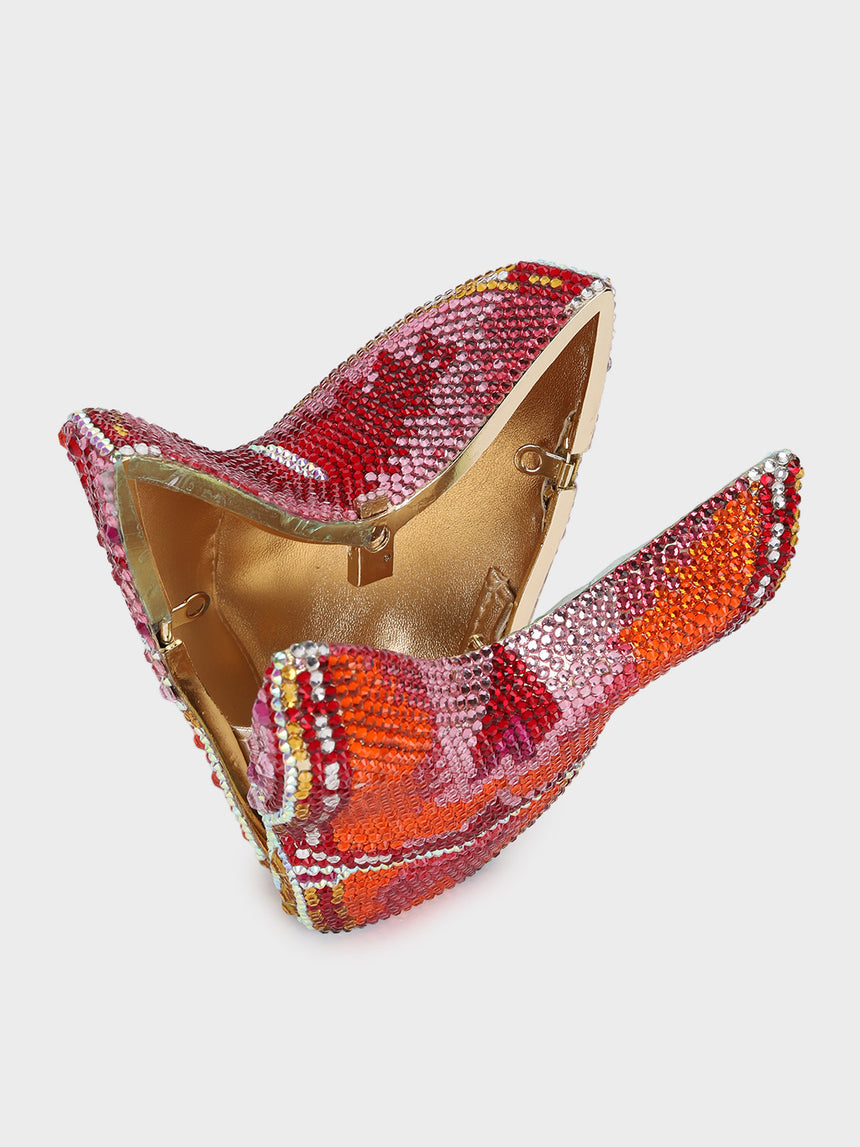 Butterfly Multicoloured Clutch