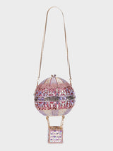 Hot Air Balloon Multicoloured Clutch