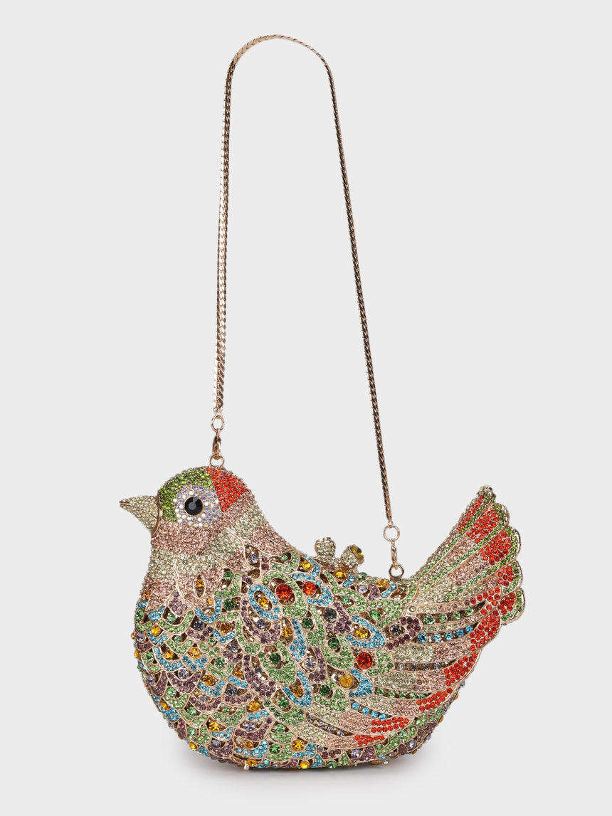 Parrot Multicoloured Clutch