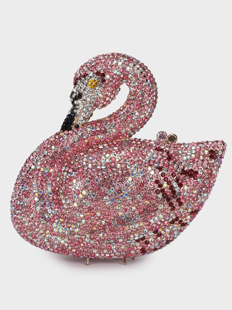 Swan Multicoloured Clutch