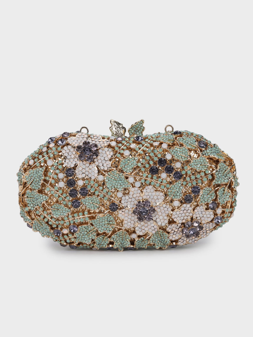 Mystical Garden Multicoloured Clutch