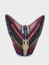 Butterfly Multicoloured Clutch