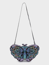 Butterfly Multicoloured Clutch