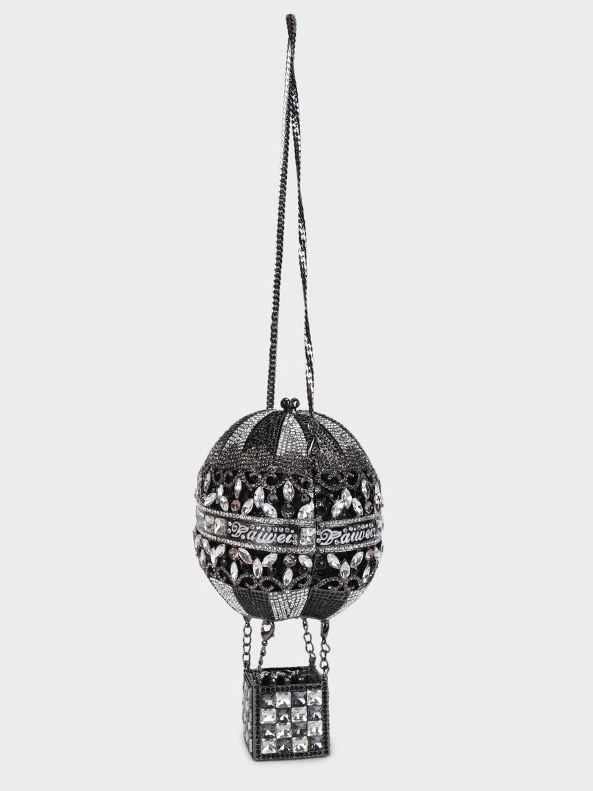 Hot Air Balloon Multicoloured Clutch