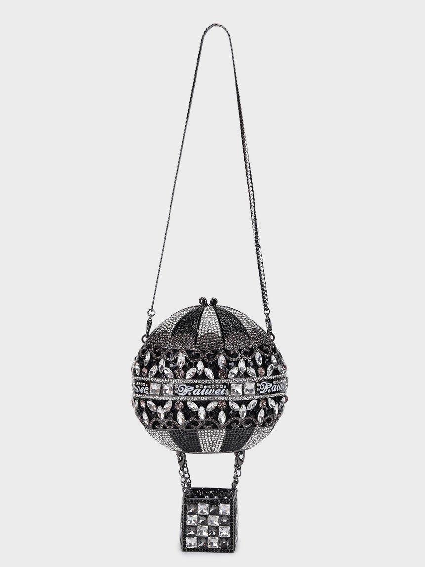 Hot Air Balloon Multicoloured Clutch