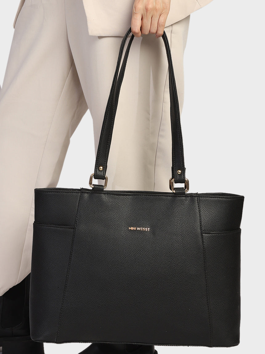 Madrid Black Tote