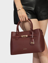 Zurich Maroon Handbag