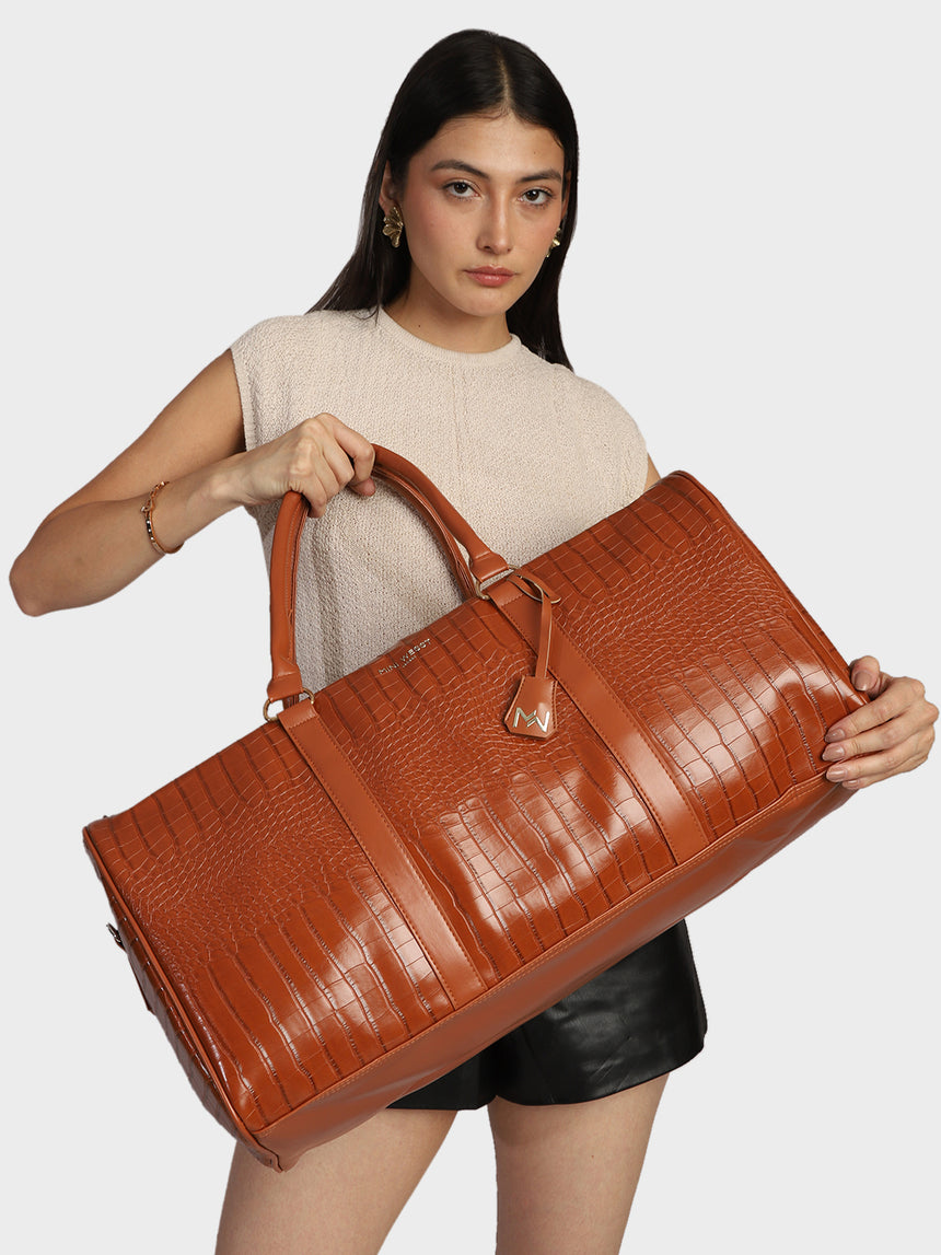 Istanbul Brown Duffle