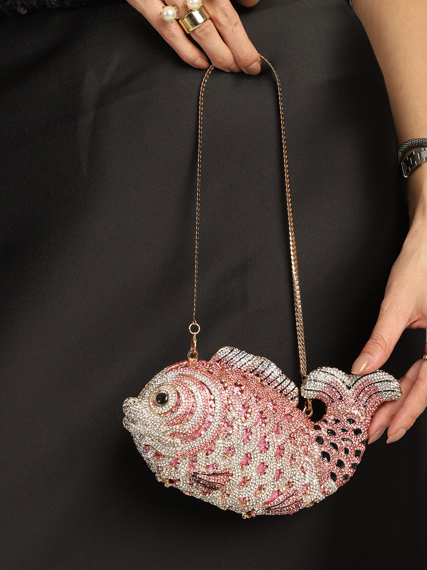 Fish Multicoloured Clutch