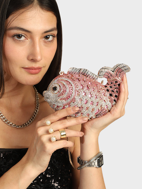 Fish Multicoloured Clutch