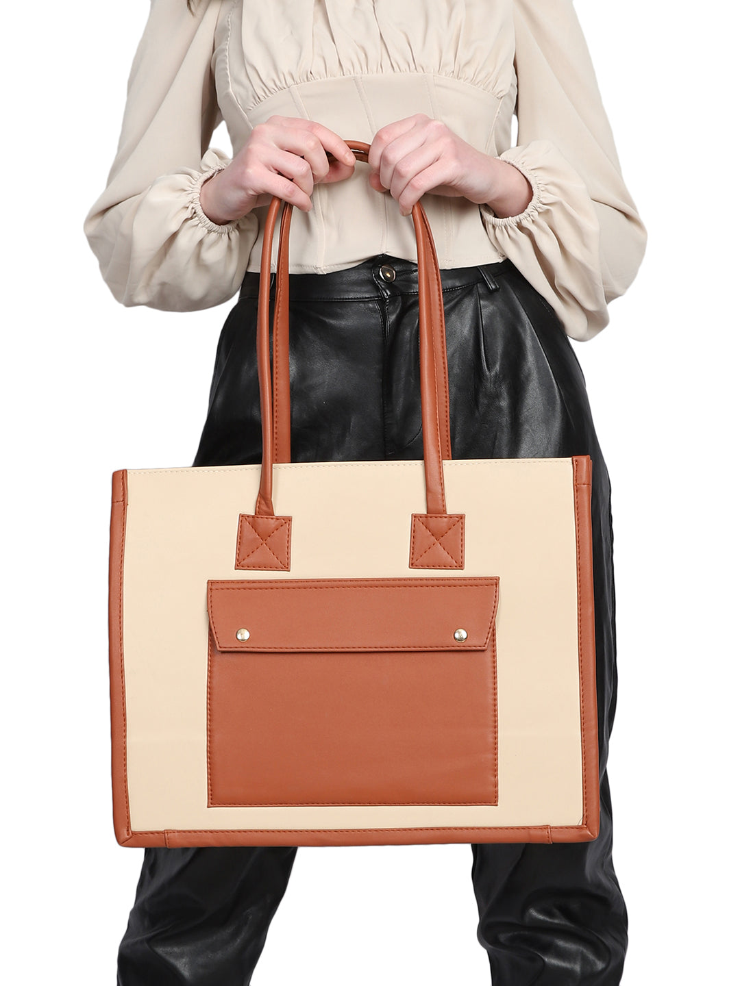 Your Grace Beige Tan Tote Bag