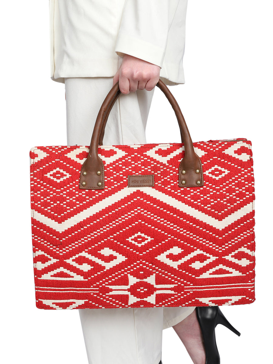 Fiery Notebook Printed Tote Bag -Spacious Bag for Office & Travel ...