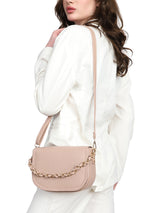 Women's Beige Handheld Bag