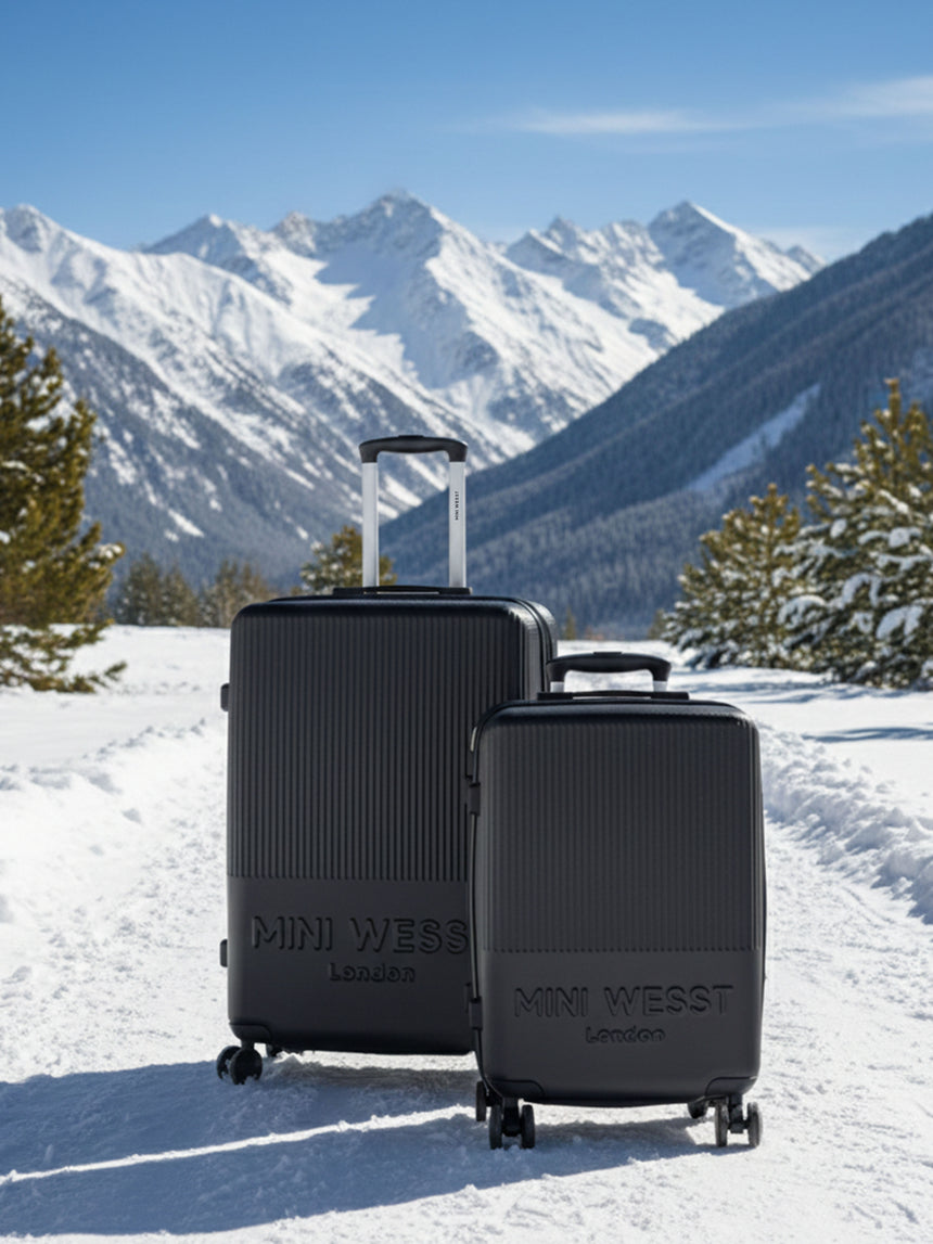 Mw London Black Set Of 2 Luggage