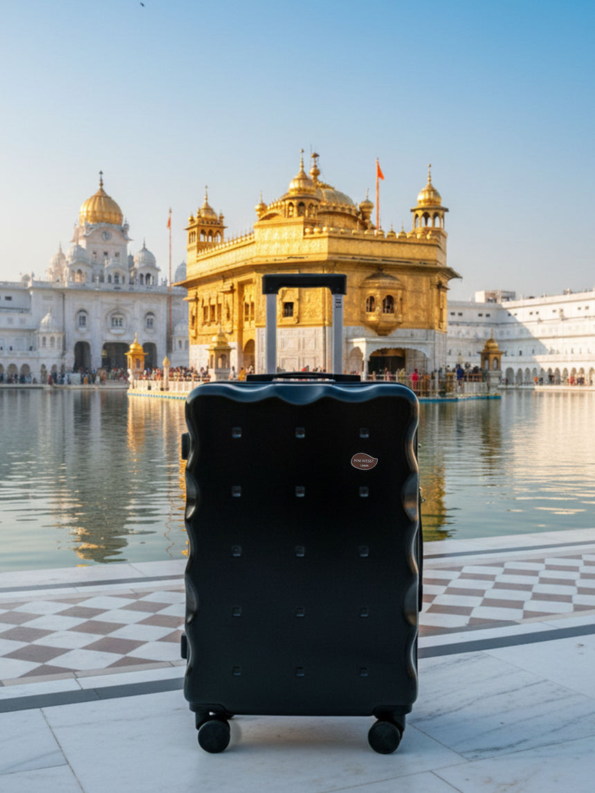 On The Go Check-In Black Medium Luggage