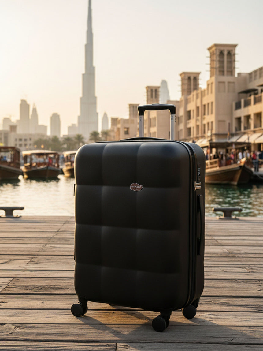 Marvel Check In  Black Medium Luggage