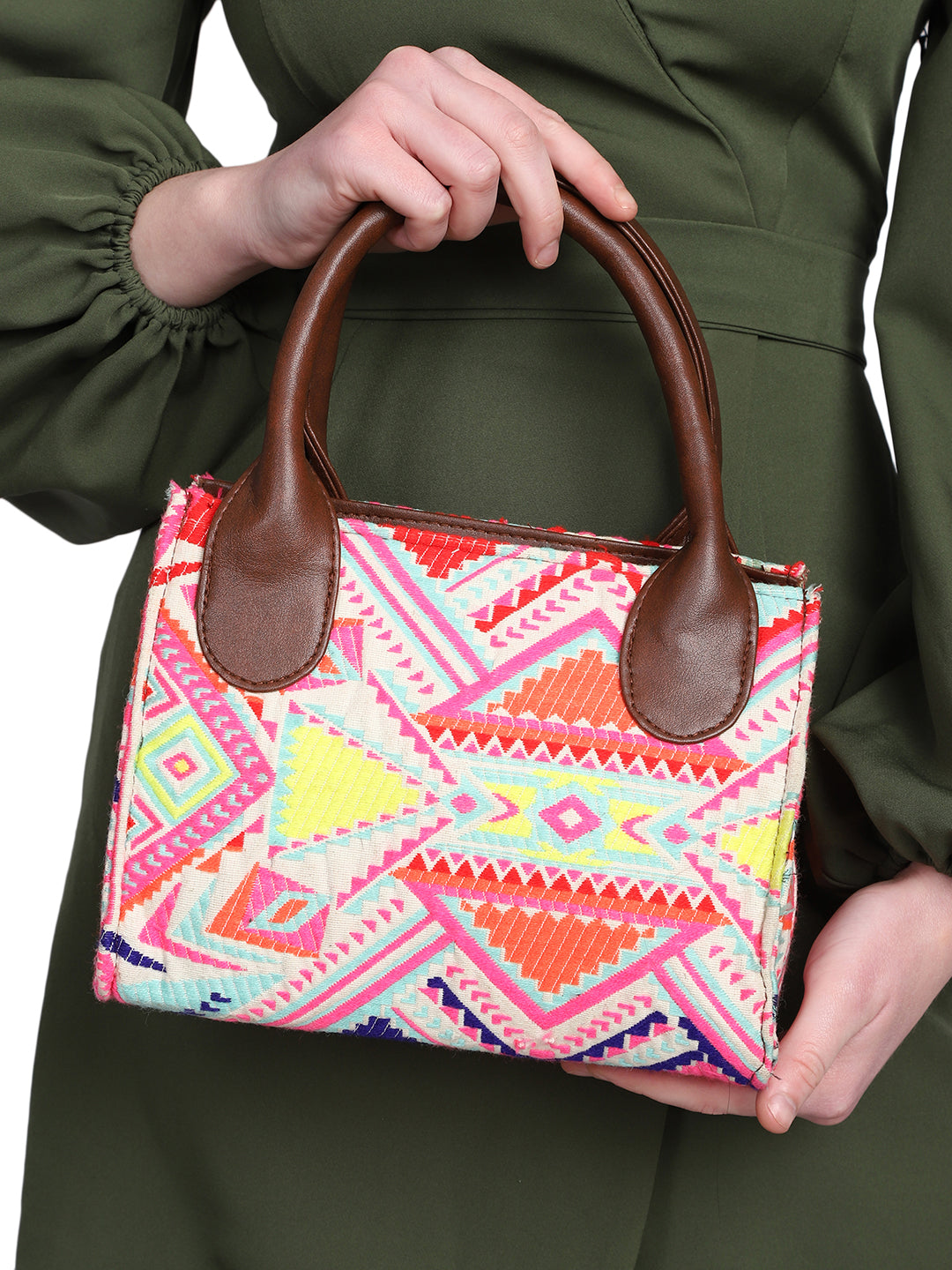 Women's Printed Handheld Bag