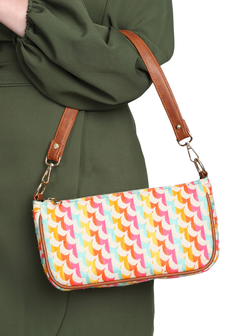 Women's Printed Handheld Bag