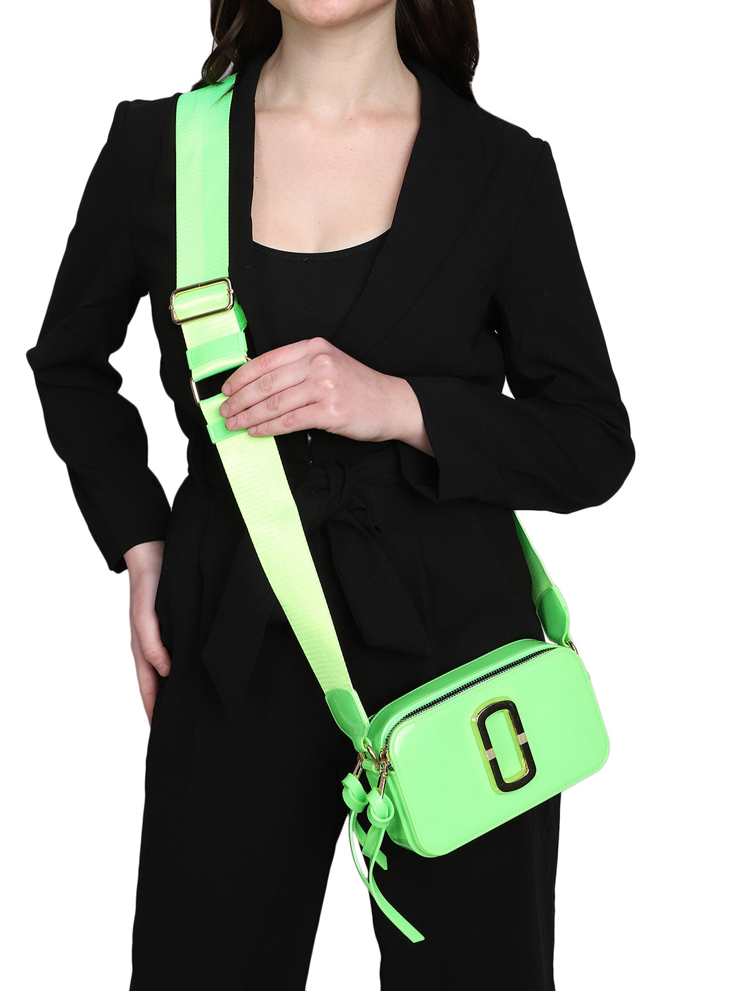 MINI WESST Women's Green Sling Bag
