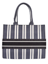 Women's Graphic Printed Suede Tote Bag