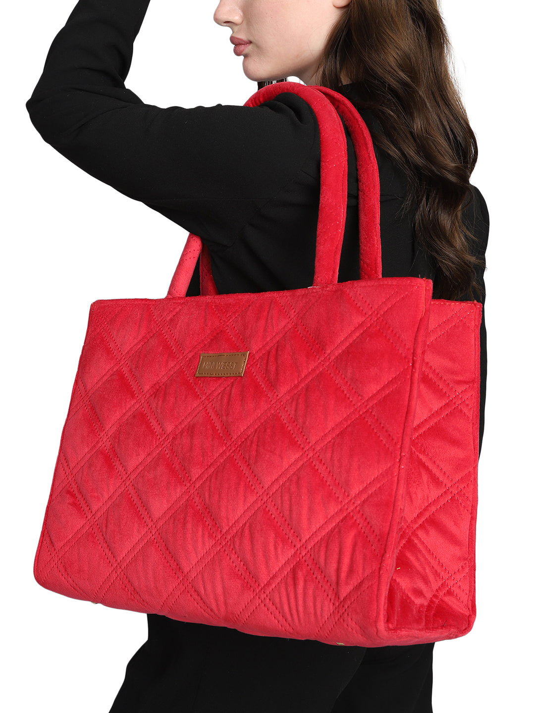 MINI WESST Women's Red Tote Bag