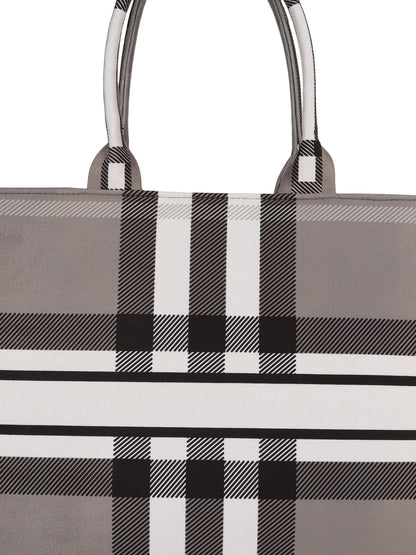 Women's Graphic Printed Suede Tote Bag(MWCUS010)