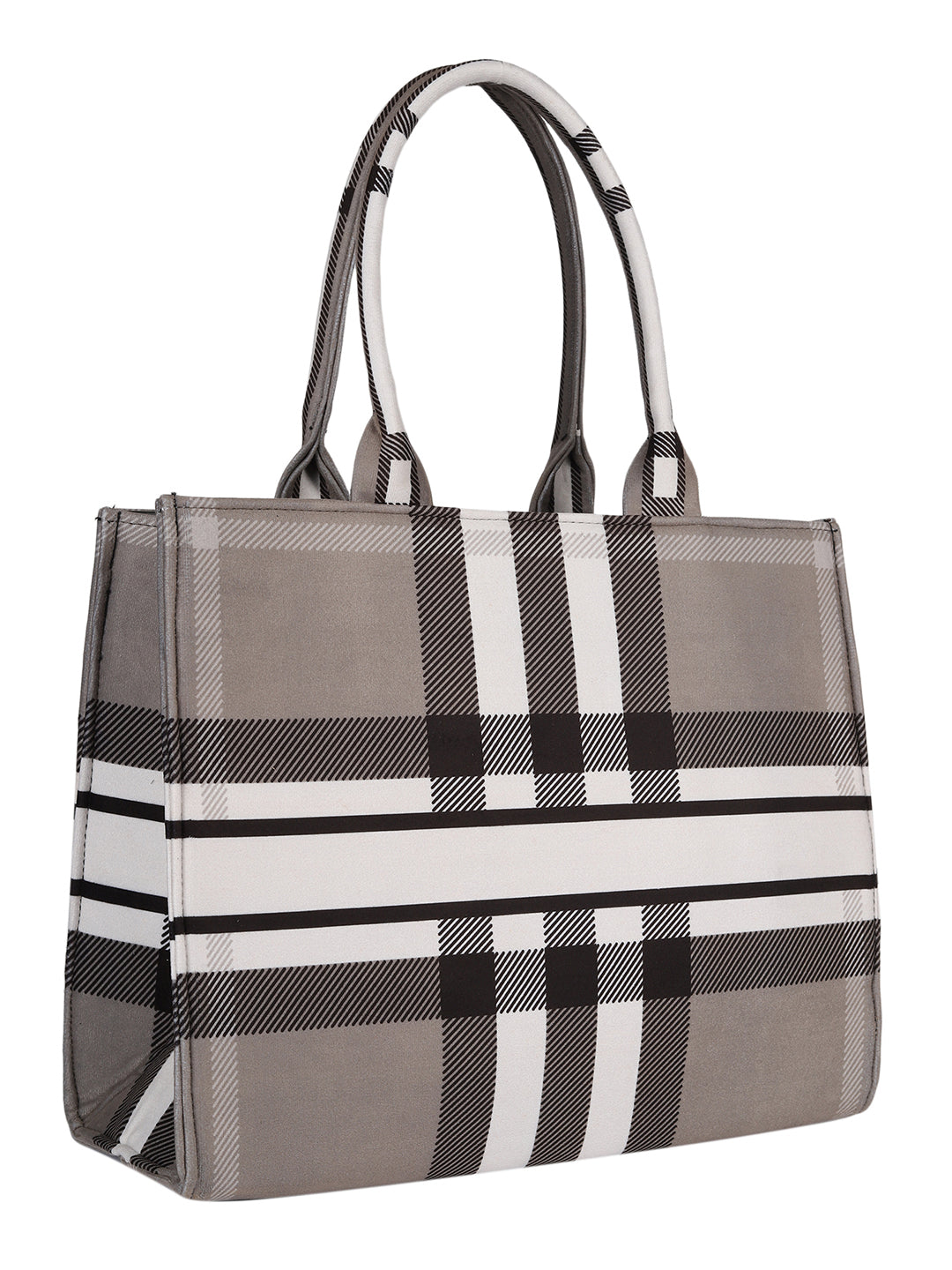 Women's Graphic Printed Suede Tote Bag