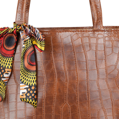 MINI WESST Women's Brown Handbags(MWHB066BR)