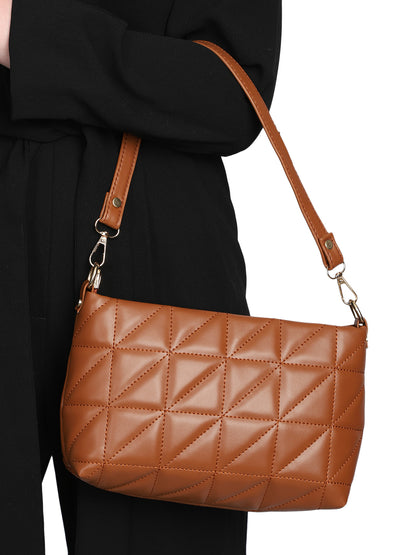 MINI WESST Women's Brown Shoulder & Sling Bag Both