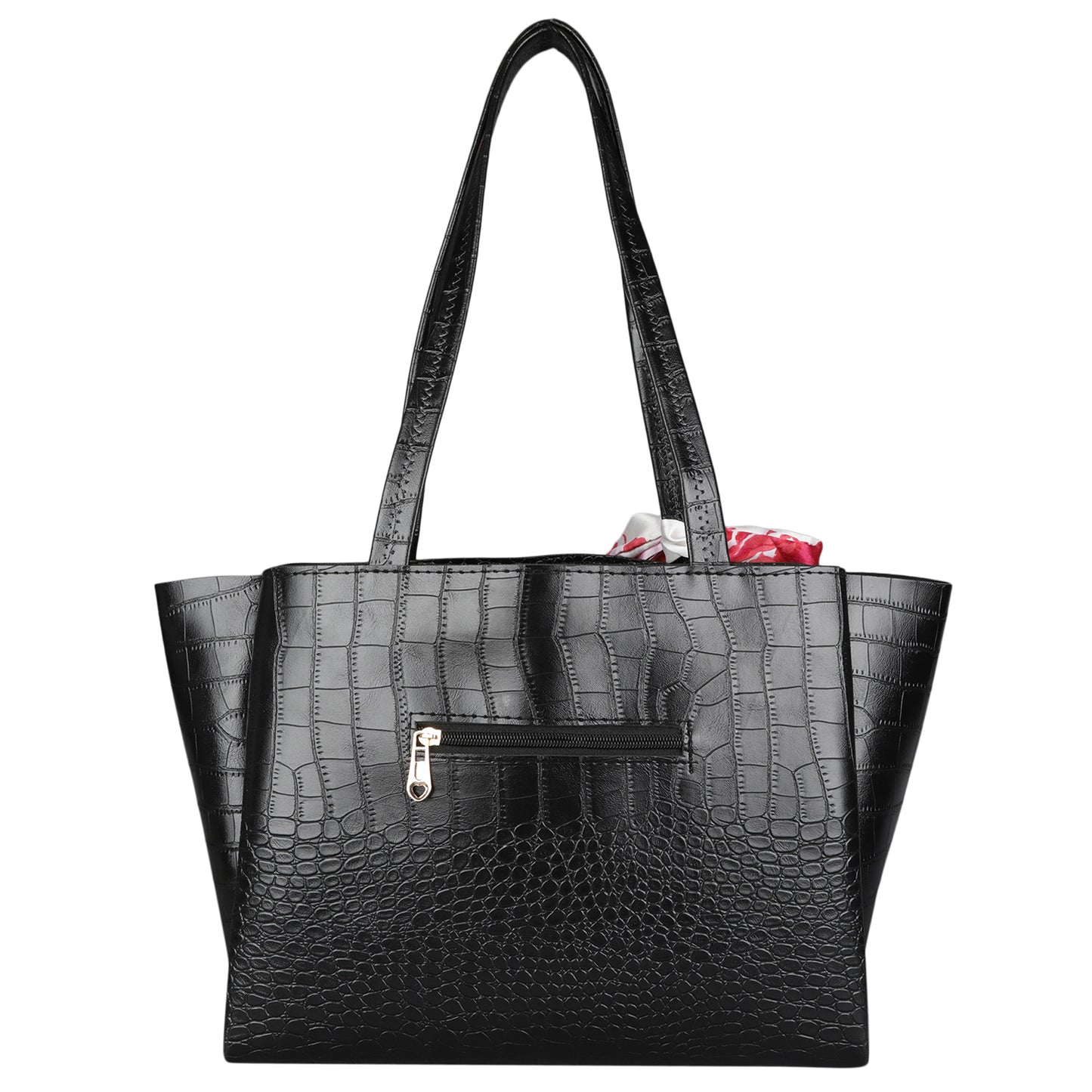 MINI WESST Women's Black Handbags(MWHB065BL)